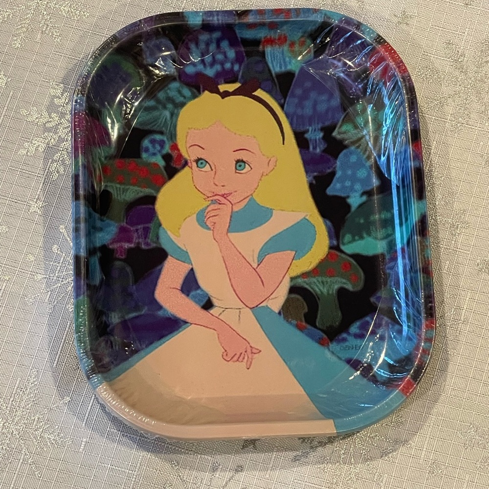 Alice in Wonderland Rolling Tray/Storage Tray
